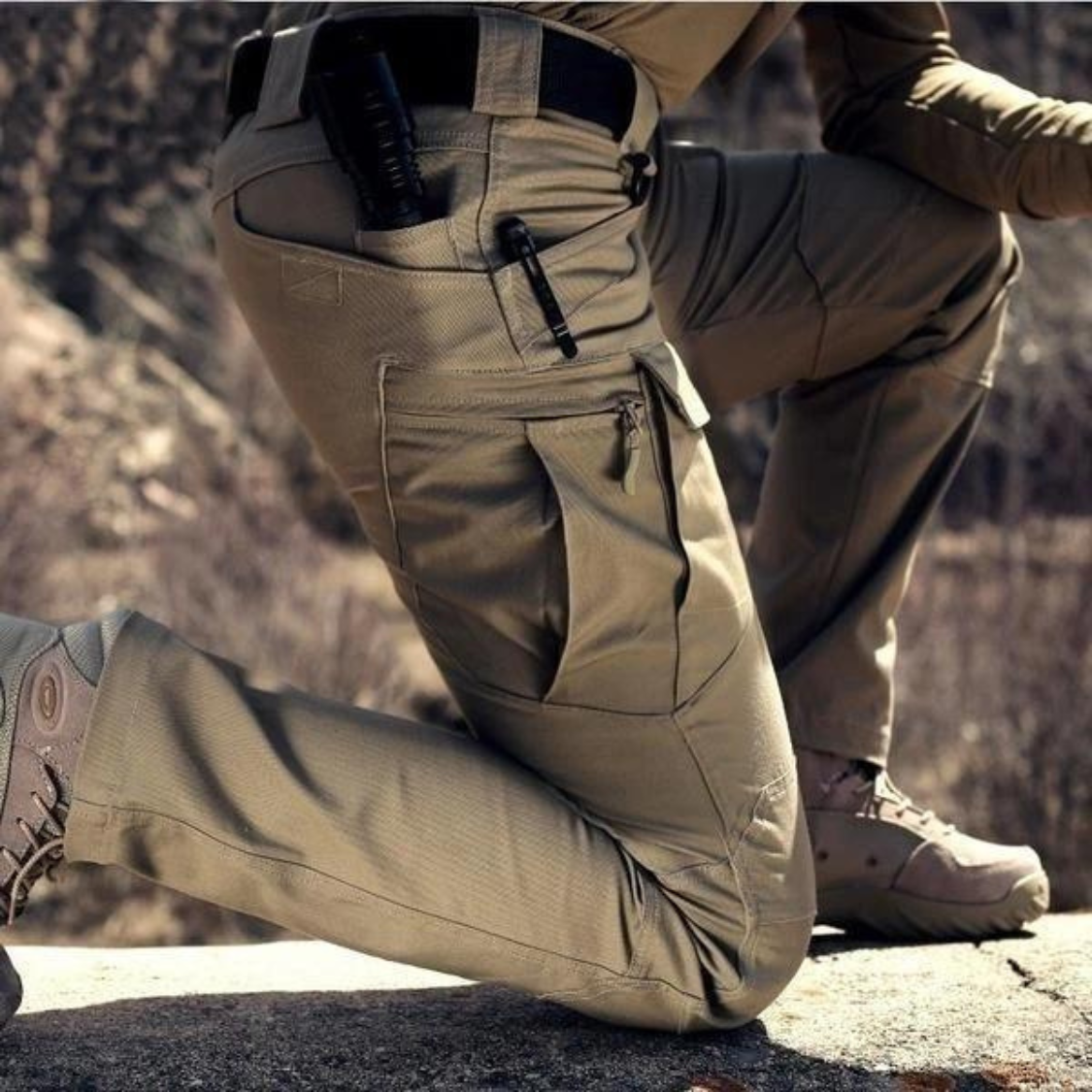 Mediloren™ Su Geçirmez Askeri Tactical Pantolon – Çok Cepli & Yırtılmaz Kumaş