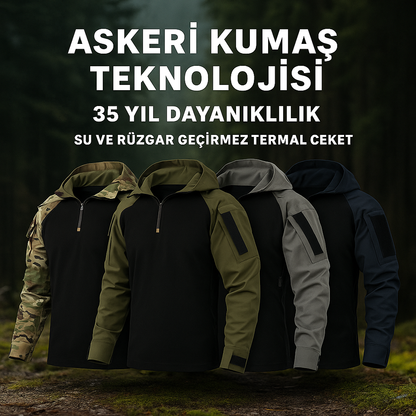 Mediloren™ Su Geçirmez Askeri Tactical Ceket – Çok Cepli & Yırtılmaz Kumaş